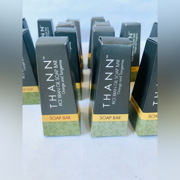 16 - THANN Rice Bran Oil Soap Bars Orange & Tangerine Travel Size Aromatic Wood - Picture 3 of 4